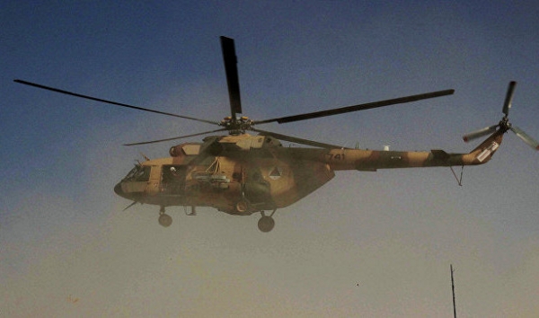 <br />
В Афганистане военный вертолет совершил жесткую посадку&nbsp<br />
