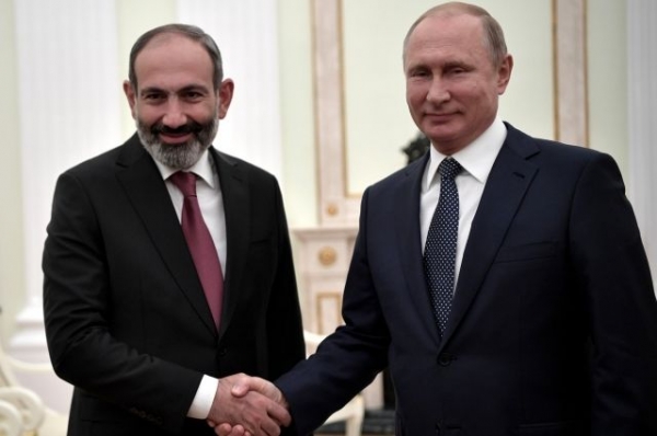 Пашинян ожидает визита Путина в Армению в начале 2019 года