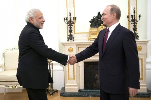 Путин проводит в Нью-Дели встречу с премьером Индии